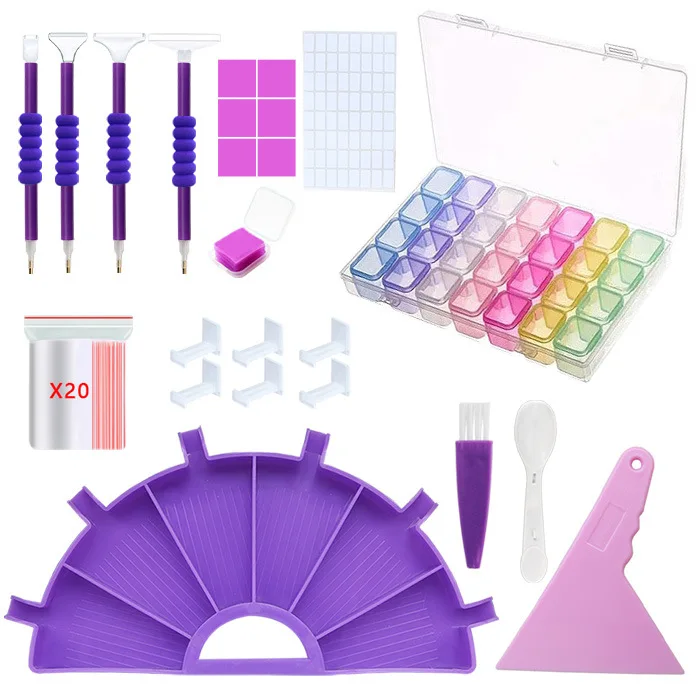 Vibrant 5D Diamond Painting Kit with Accessories 7 Vibrant 5D Diamond Painting Kit with Accessories - Image 7