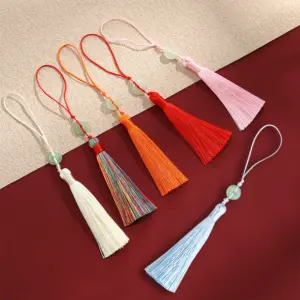 Colorful 7cm Silky Beaded Tassel for Crafts 13 S96410f446fbb47719057037458bff1aeg