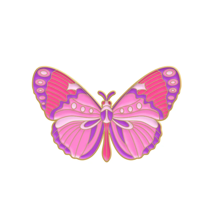 Colorful Butterfly & Moth Enamel Pin Collection 7 Colorful Butterfly & Moth Enamel Pin Collection - Image 7