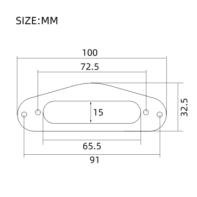 Metal Pickup Rings for TL Neck Guitar 3 Metal Pickup Rings for TL Neck Guitar - Image 3