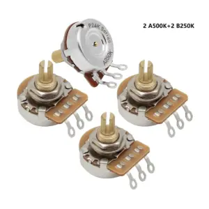 High-Quality Metal Guitar Potentiometers Set 17 S96b60a0d29ae4846988d21efc49036968