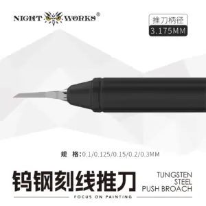 NightWorks Precision Modeling Chisel Set with Color Coded Handles 13 S96c948d64d1b48cf970e40c27b9c660bZ