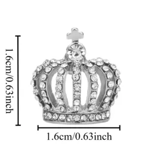 Vintage Openwork Crown Brooch with Rhinestones 7 S96cd35a619b84ce4b12fb95d88f1190fo 2