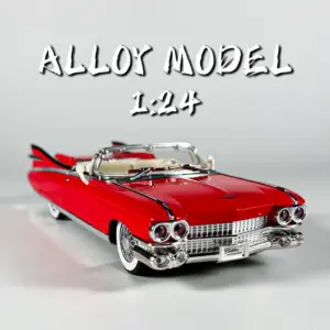 1:24 Scale Retro Luxury Convertible Car Model