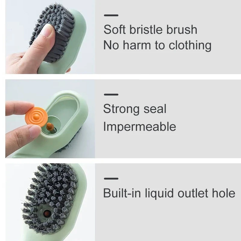 Household Liquid Shoe Brush with Detachable Tank 3 Household Liquid Shoe Brush with Detachable Tank - Image 3