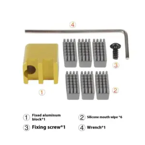Bambu Lab X1/P1 Series Nozzle & Wiper Brush Set 14 S9740f06adc05466daa5bf2291fedba91N
