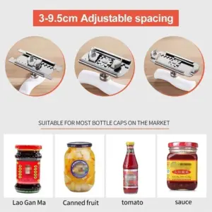 Stainless Steel Adjustable Can & Jar Opener 12 S974d8b5a23874b8da66f1d8a36c607a66