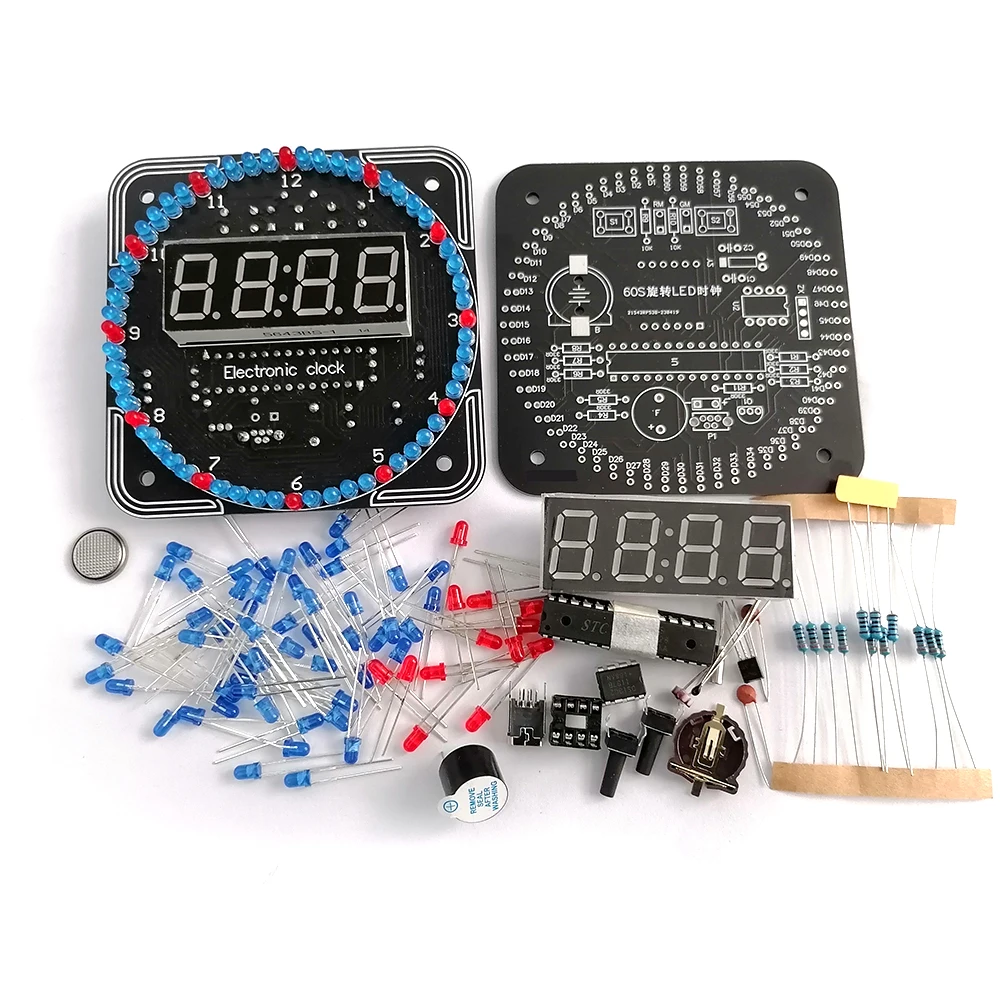 Digital Clock DIY Kit with LED Display 3 Digital Clock DIY Kit with LED Display - Image 3