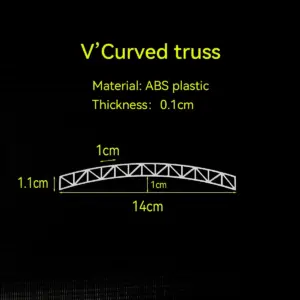 Miniature Protective Guardrail Set for HO, N, Z Scales 19 S975f58148c2b4ceda890d41b2b937e9cq
