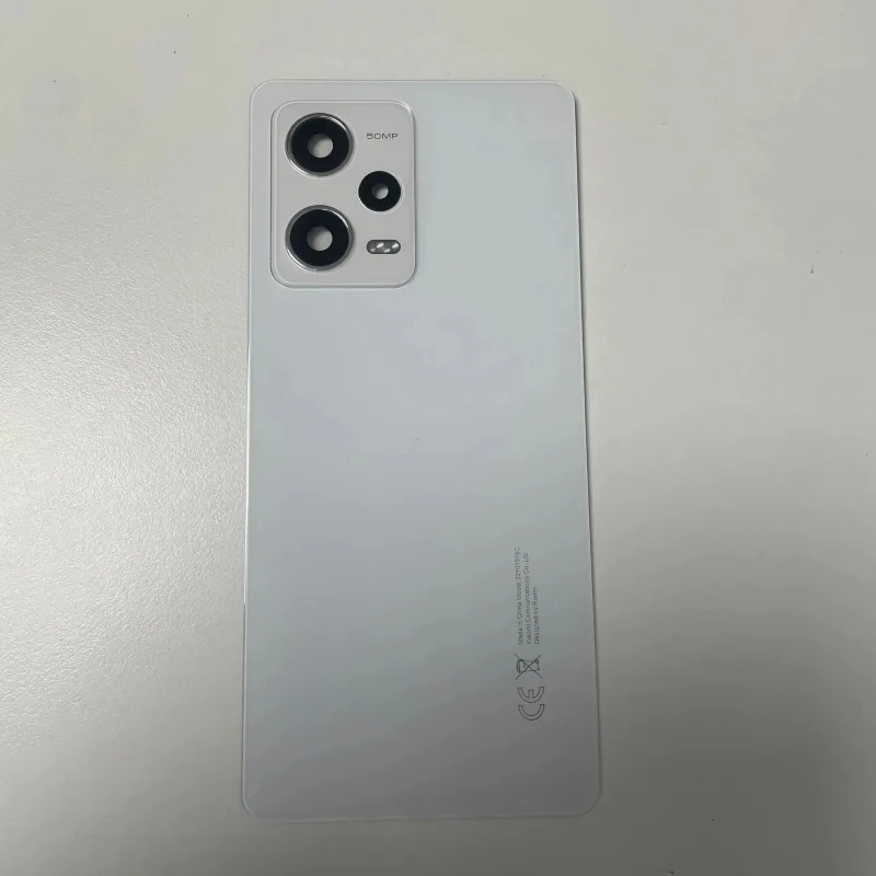 Redmi Note 12 Pro 5G Glass Back Cover Black 3 Redmi Note 12 Pro 5G Glass Back Cover Black - Image 3