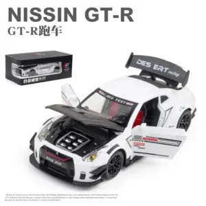 Black Nissan GTR R35 Diecast Model 1:24 Scale 18 S9767346040e44546adcf294e93b3011bH