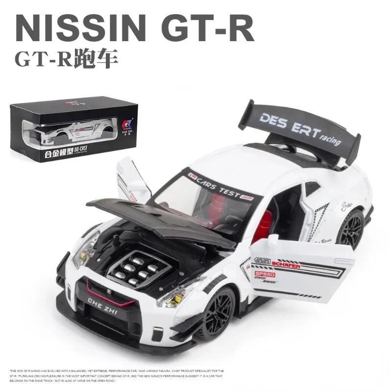 Black Nissan GTR R35 Diecast Model 1:24 Scale 9 Black Nissan GTR R35 Diecast Model 1:24 Scale - Image 9