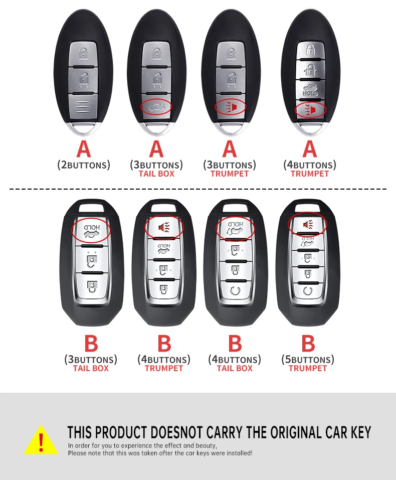 Infiniti Leather Key Cover for Q50 & QX Series 2 Infiniti Leather Key Cover for Q50 & QX Series - Image 2