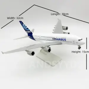 Airbus A380 30cm Resin Model Replica 10 S977e2e091b2f40f9a1d6fd07c6596a7eq