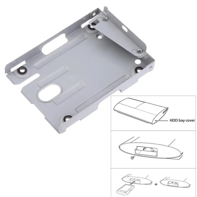 PS3 CECH-400x Metal Hard Drive Bracket 3 PS3 CECH-400x Metal Hard Drive Bracket - Image 3