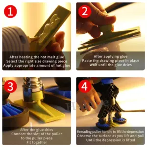 Yellow Nylon Dent Removal Tabs - Set of 16 or 32 9 S97a8f095b0c748a18292770645b52bc18