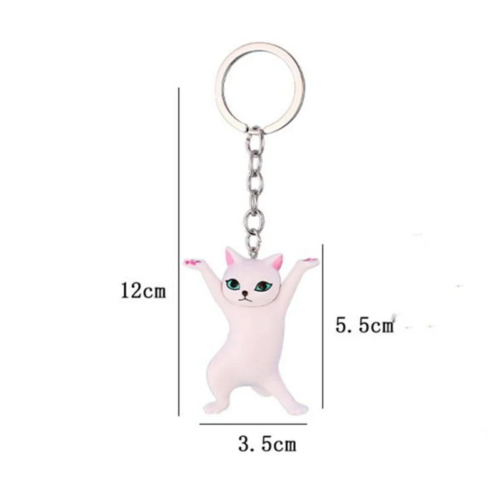 Colorful Cartoon Cat Keychain for Bags and Keys 4 Colorful Cartoon Cat Keychain for Bags and Keys - Image 4