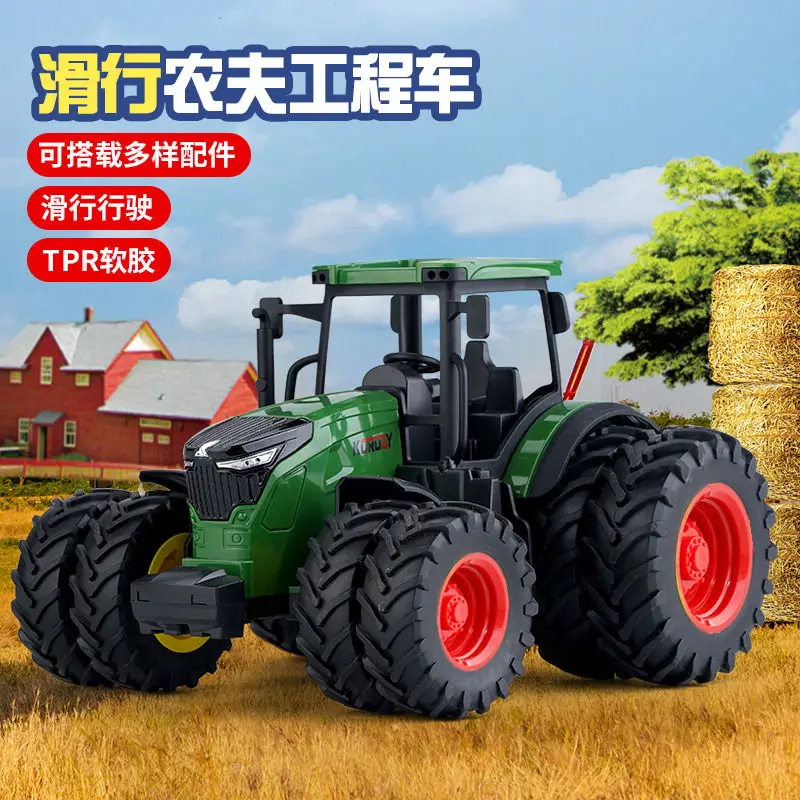 Vibrant Farm Tractor Inertia Toy for Collectors 2 Vibrant Farm Tractor Inertia Toy for Collectors - Image 2