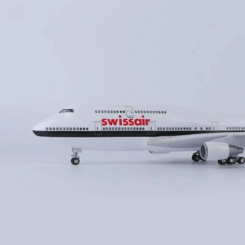 Swissair Boeing 747 Resin Model Display 6 Swissair Boeing 747 Resin Model Display - Image 6