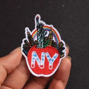 New York Architecture Iron-On Patch Set