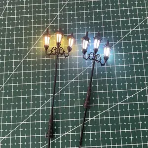 Vintage HO Scale Miniature LED Street Lamp 12 S97f1140ed32f476299fc7dac98781eef7