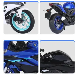 Yamaha YZF-R3 Diecast Motorcycle Model 1:12 Scale 12 S9819e2106f5140cc9ba804dd8d892e8bM