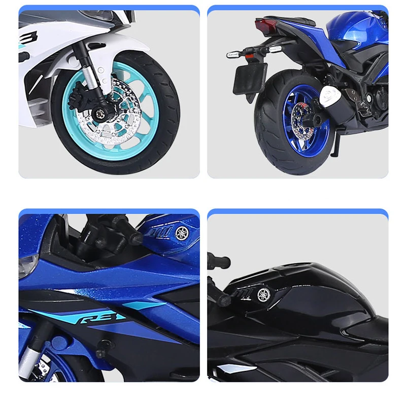 Yamaha YZF-R3 Diecast Motorcycle Model 1:12 Scale 3 Yamaha YZF-R3 Diecast Motorcycle Model 1:12 Scale - Image 3