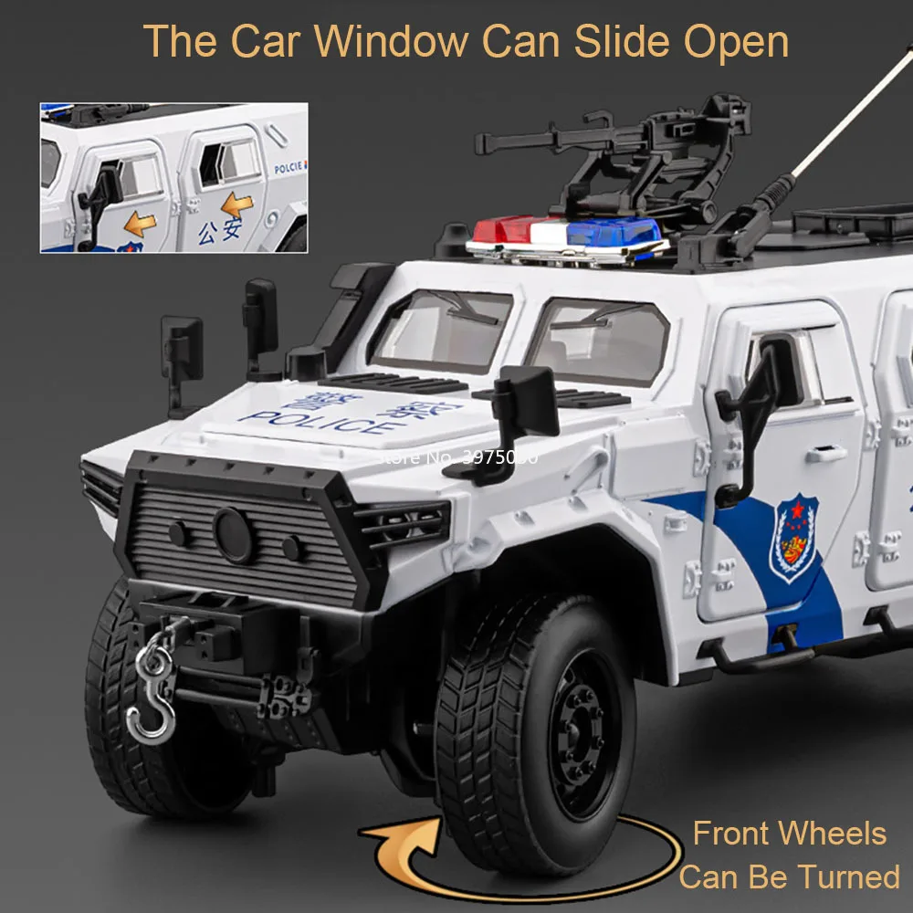 1:20 Scale Diecast Law Enforcement Police Car 3 1:20 Scale Diecast Law Enforcement Police Car - Image 3