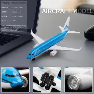 KLM Boeing 747 Diecast Model 1/400 Scale 10 S983a3c9d4f444311b317b82e50bf5b62K