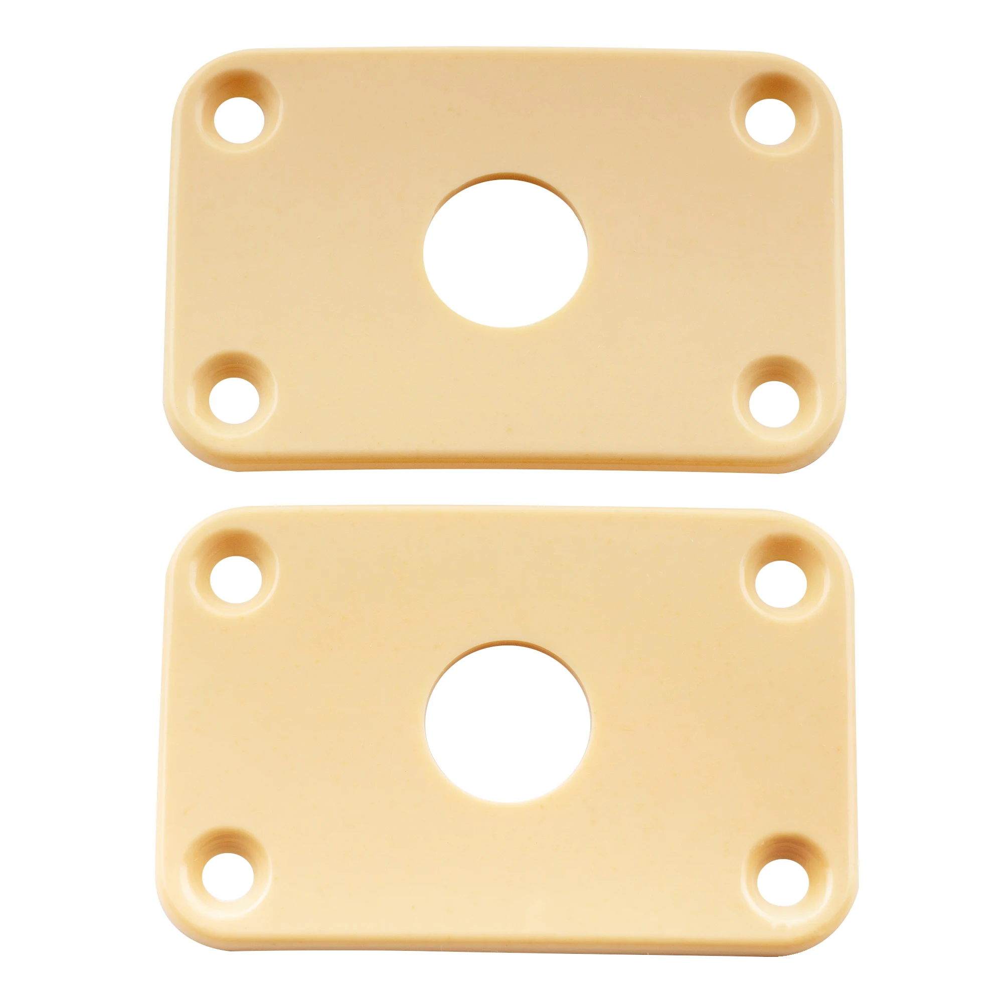Set of Two Curved Guitar Jack Plates 6 Set of Two Curved Guitar Jack Plates - Image 6