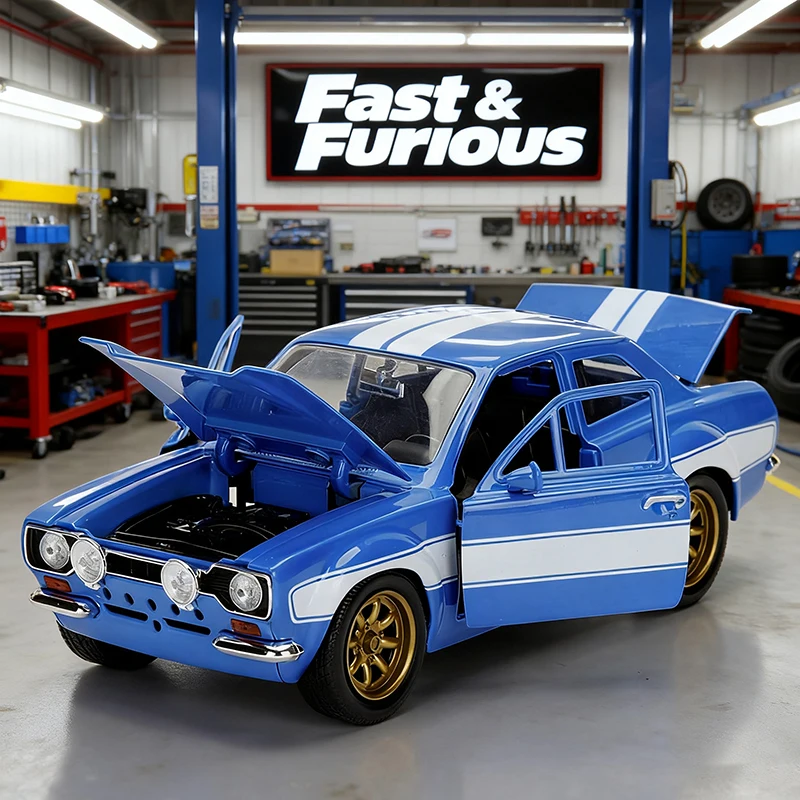 Brian's Escort 1970 Diecast Scale Model 1:24 6 Brian's Escort 1970 Diecast Scale Model 1:24 - Image 6