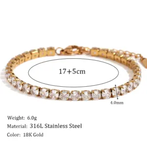 Stainless Steel Chain Bracelet for Women 17 S984650c7dd434803832ed07827ee47b0w