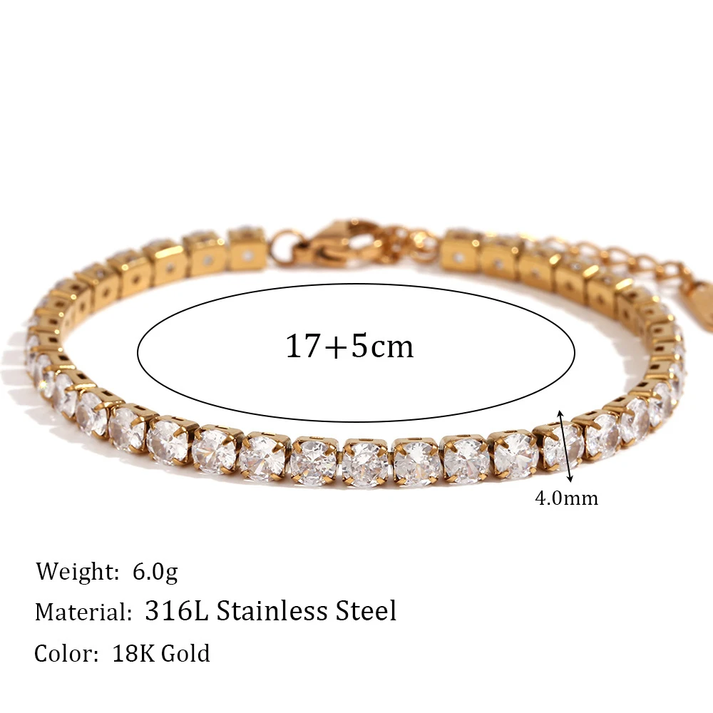 Stainless Steel Chain Bracelet for Women 8 Stainless Steel Chain Bracelet for Women - Image 8
