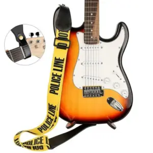 Vibrant Adjustable Yellow Guitar Strap 7 S984d03a9cf384e188b757882e773049f7