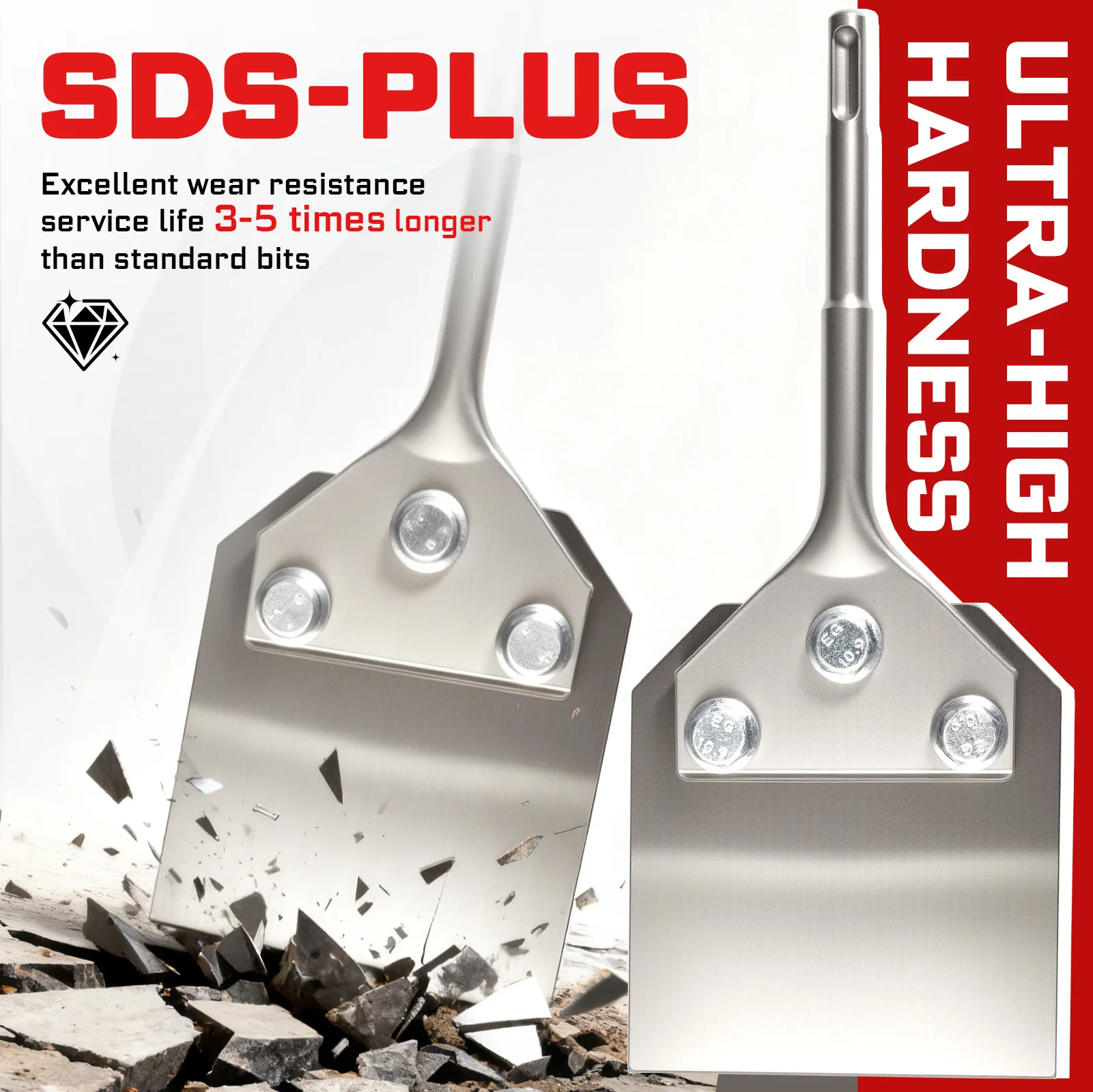 Professional SDS PLUS Demolition Chisel 9.4" 3 Professional SDS PLUS Demolition Chisel 9.4" - Image 3