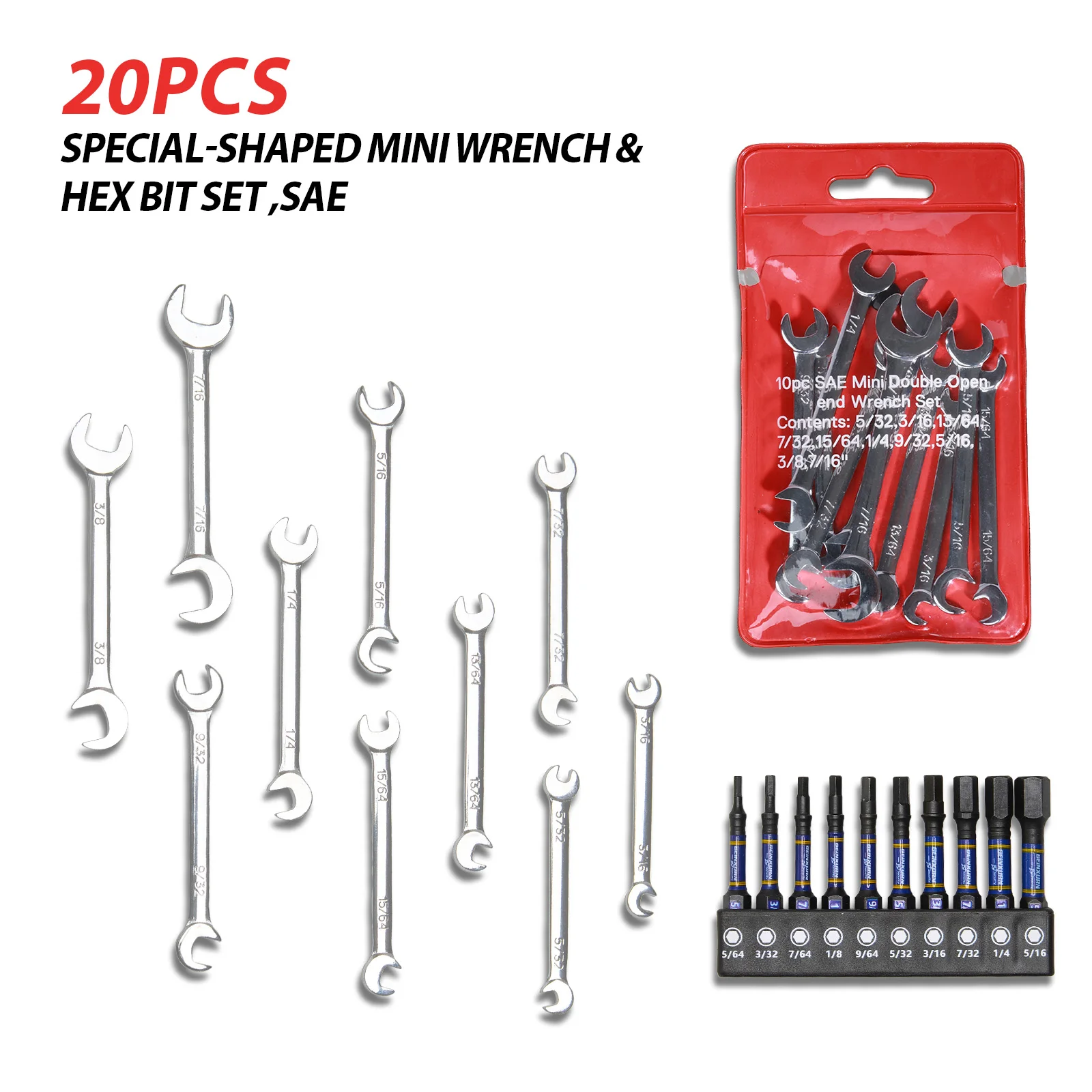 Special-Shaped Mini Wrench & Hex Set 8 Special-Shaped Mini Wrench & Hex Set - Image 8