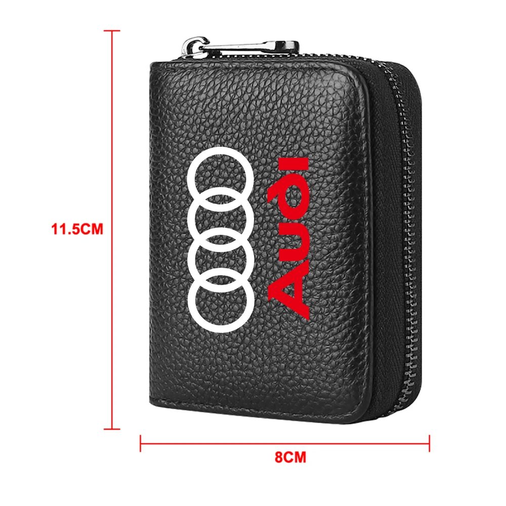 Premium Car Card Holder in Faux Leather 4 Premium Car Card Holder in Faux Leather - Image 4