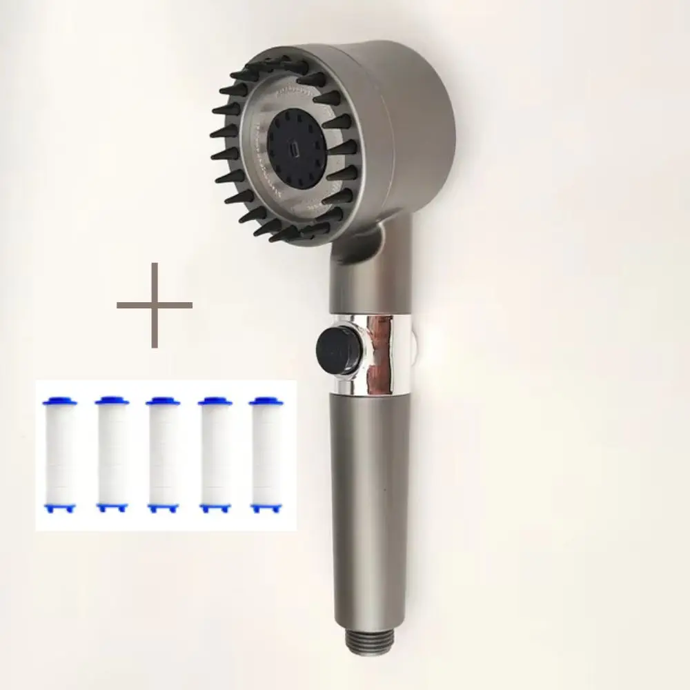 High-Pressure Black Shower Head with 3 Modes 10 High-Pressure Black Shower Head with 3 Modes - Image 10