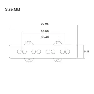 Ceramic Open-Style 4-String JB Bass Pickup 10 S98898bcdb2cd4bbc9febc1bed8596daaU