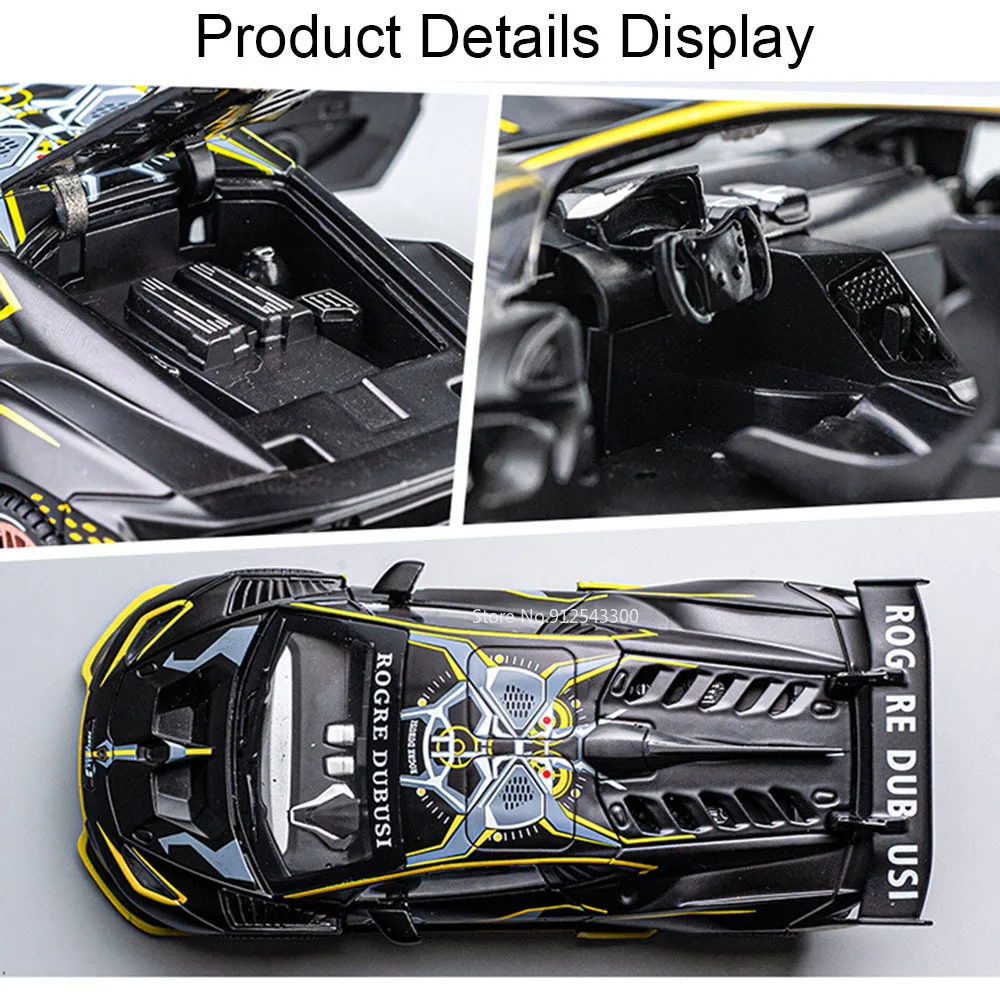 Lamborghini Huracan 1:32 Scale Diecast Model 4 Lamborghini Huracan 1:32 Scale Diecast Model - Image 4