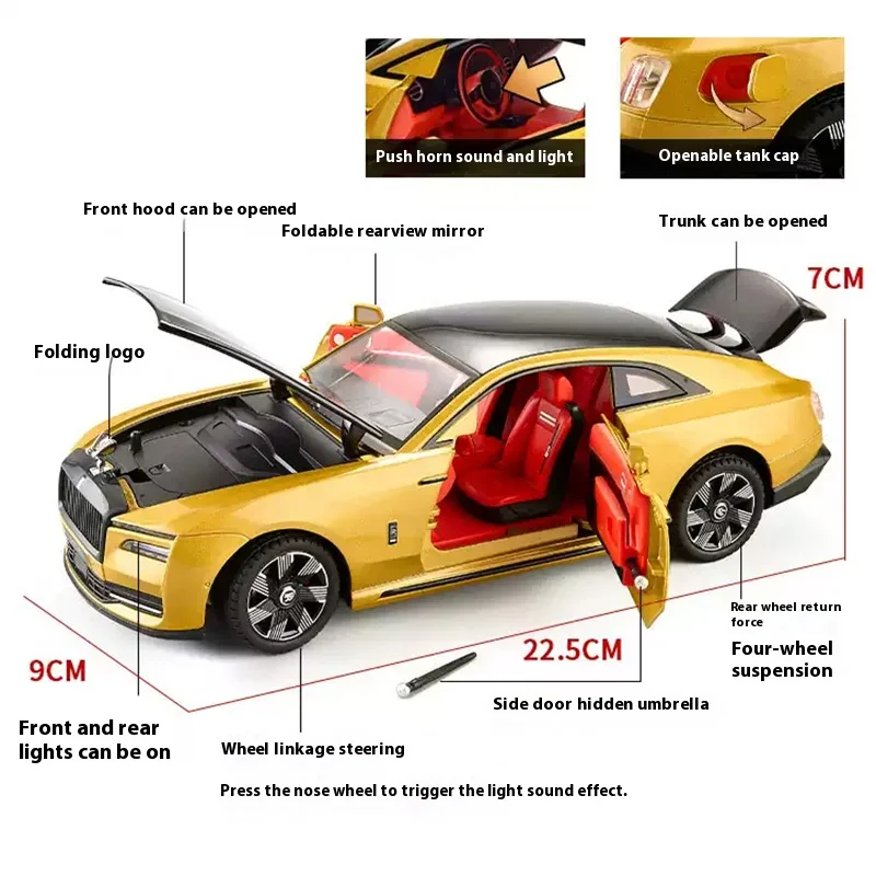 1:24 Rolls-Royce Spectre Diecast Model 4 1:24 Rolls-Royce Spectre Diecast Model - Image 4