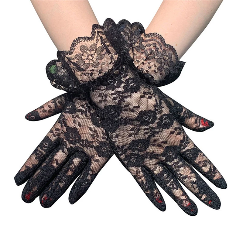 Elegant Lace Gloves Set in Six Colors 9 Elegant Lace Gloves Set in Six Colors - Image 9