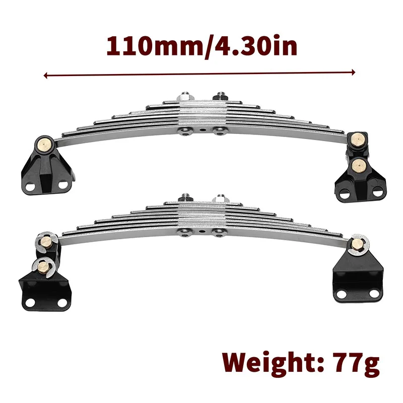 RC Truck Metal Suspension Spring Plates Set 5 RC Truck Metal Suspension Spring Plates Set - Image 5