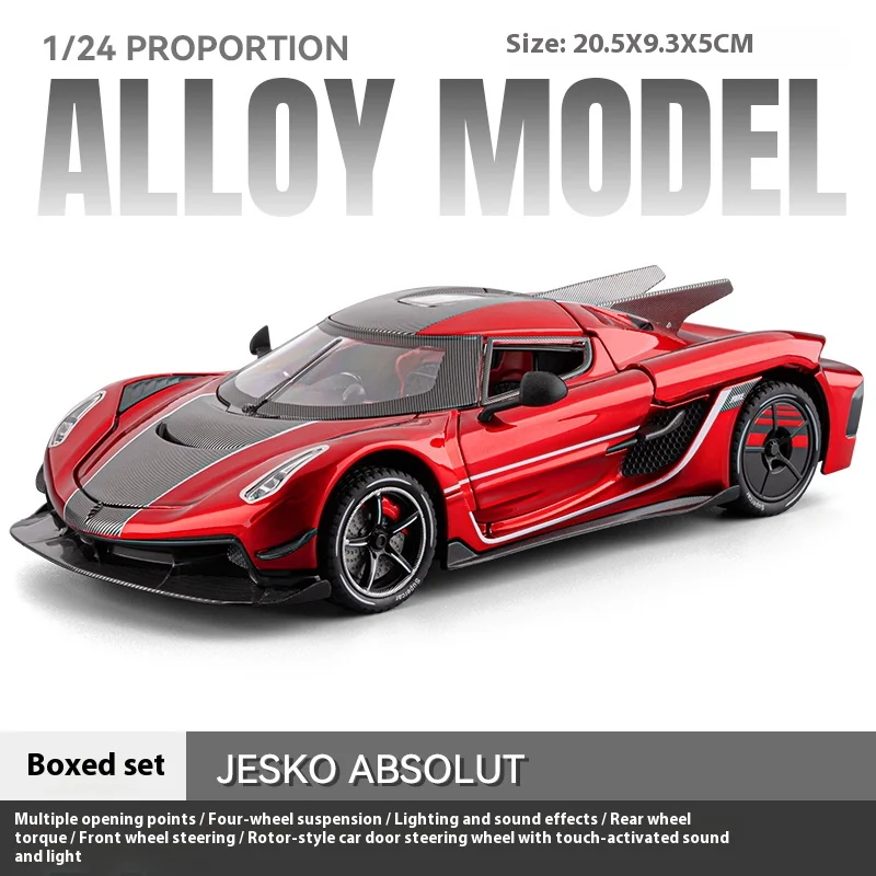 1/24 Jesko Absolute Metal Model Car 8 1/24 Jesko Absolute Metal Model Car - Image 8