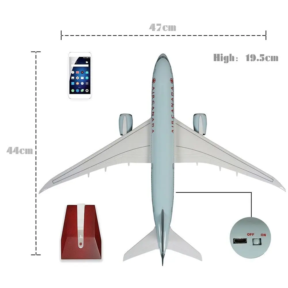 Airbus B787 Diecast Model 47cm with LED Options 5 Airbus B787 Diecast Model 47cm with LED Options - Image 5
