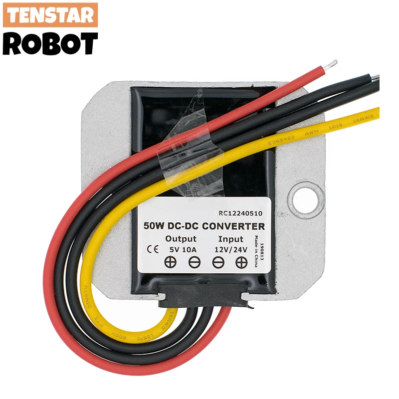 Waterproof 12V/24V DC-DC Buck Converter 5V 10A 2 Waterproof 12V/24V DC-DC Buck Converter 5V 10A - Image 2