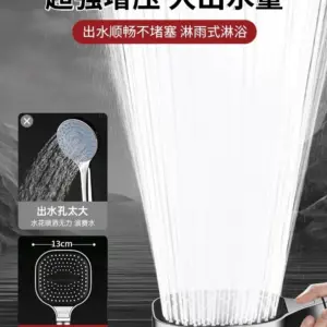 Modern Black and Silver Bathroom Shower Head 15 S9943fcbd2e93497db61f29b81cd25f11n