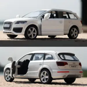 White 1:36 Q7 SUV Diecast Model 14 S99515de376a840698095143d0c9a06f4K