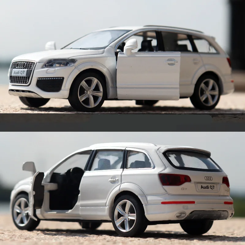 White 1:36 Q7 SUV Diecast Model 5 White 1:36 Q7 SUV Diecast Model - Image 5