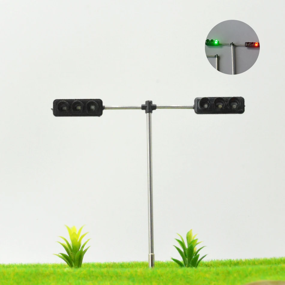 HO Scale Miniature Traffic Signal Light with LED Indicators 6 HO Scale Miniature Traffic Signal Light with LED Indicators - Image 6